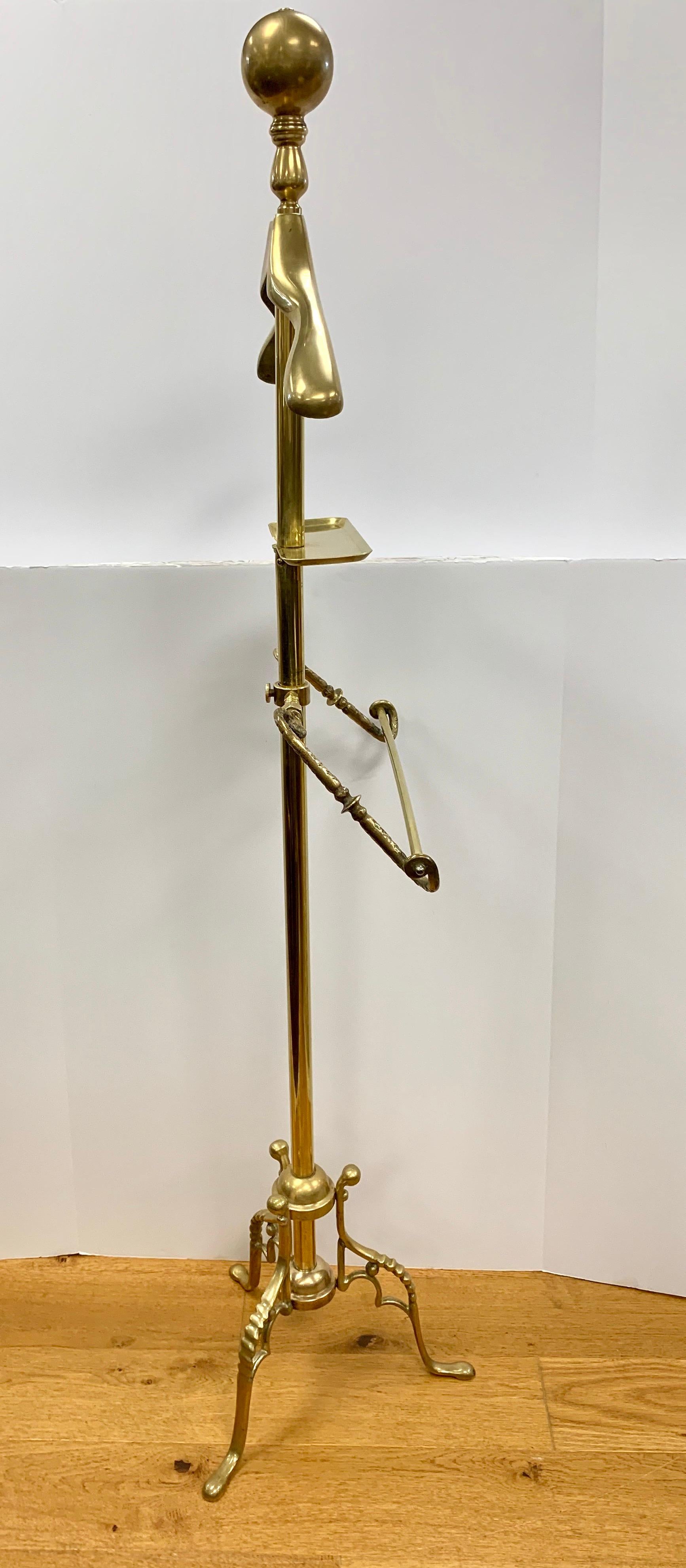 Elegant all brass vintage gentlemen's valet. For the man who has arrived! Sturdy and gorgeous.