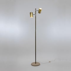 Lámpara de pie Giunco de latón de Fulvio Ferrari para Solka B, años 70