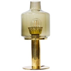 Brass and Glass "B102" Table Lamp by Hans-Agne Jakobsson