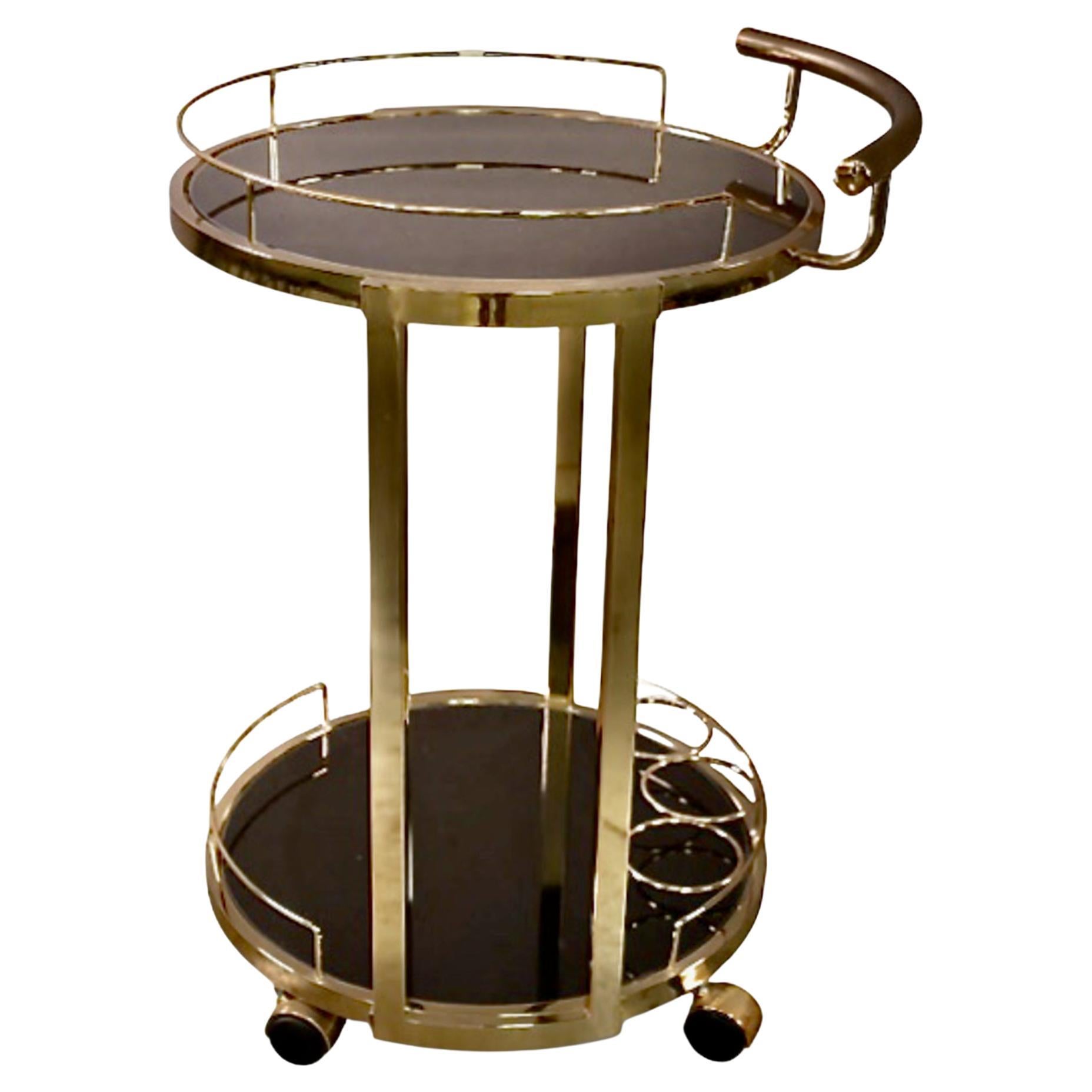 Brass
Glass Bar Cart