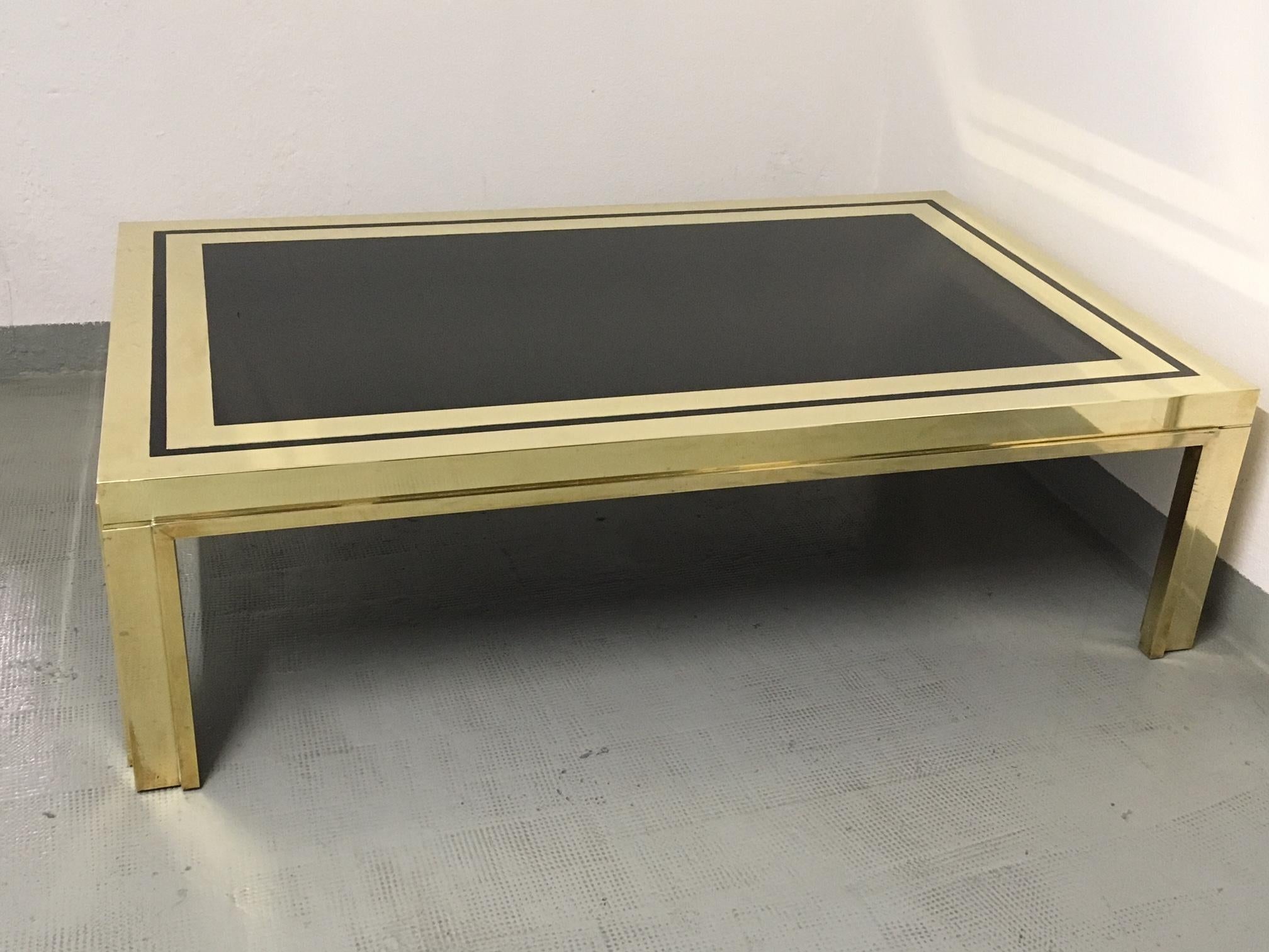 Brass and Glass Coffee Table by Liwan's Italy 2