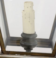 Brass & Glass Hanging Lantern