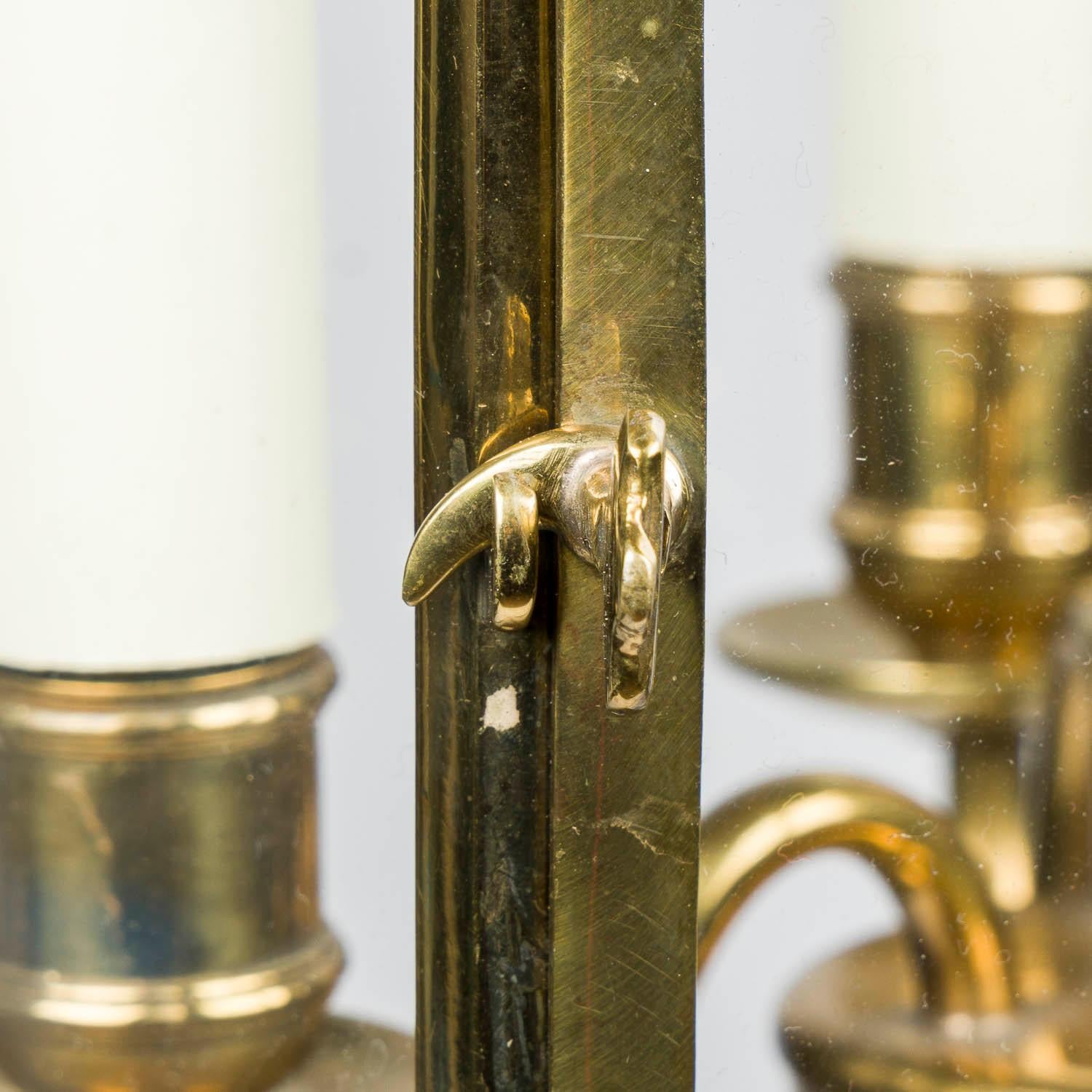 Brass & glass hexagonal hall lantern in the Regency style For Sale 3