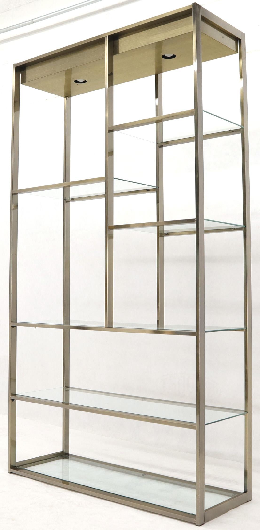 lighted etagere
