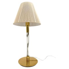 Lampada a colonna rotonda in ottone e vetro Paul Hanson