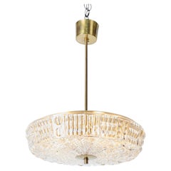 Brass & Glass Pendant by Carl Fagerlund