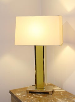 Philip Neri, Brass and Glass Table Lamps, Set of 3