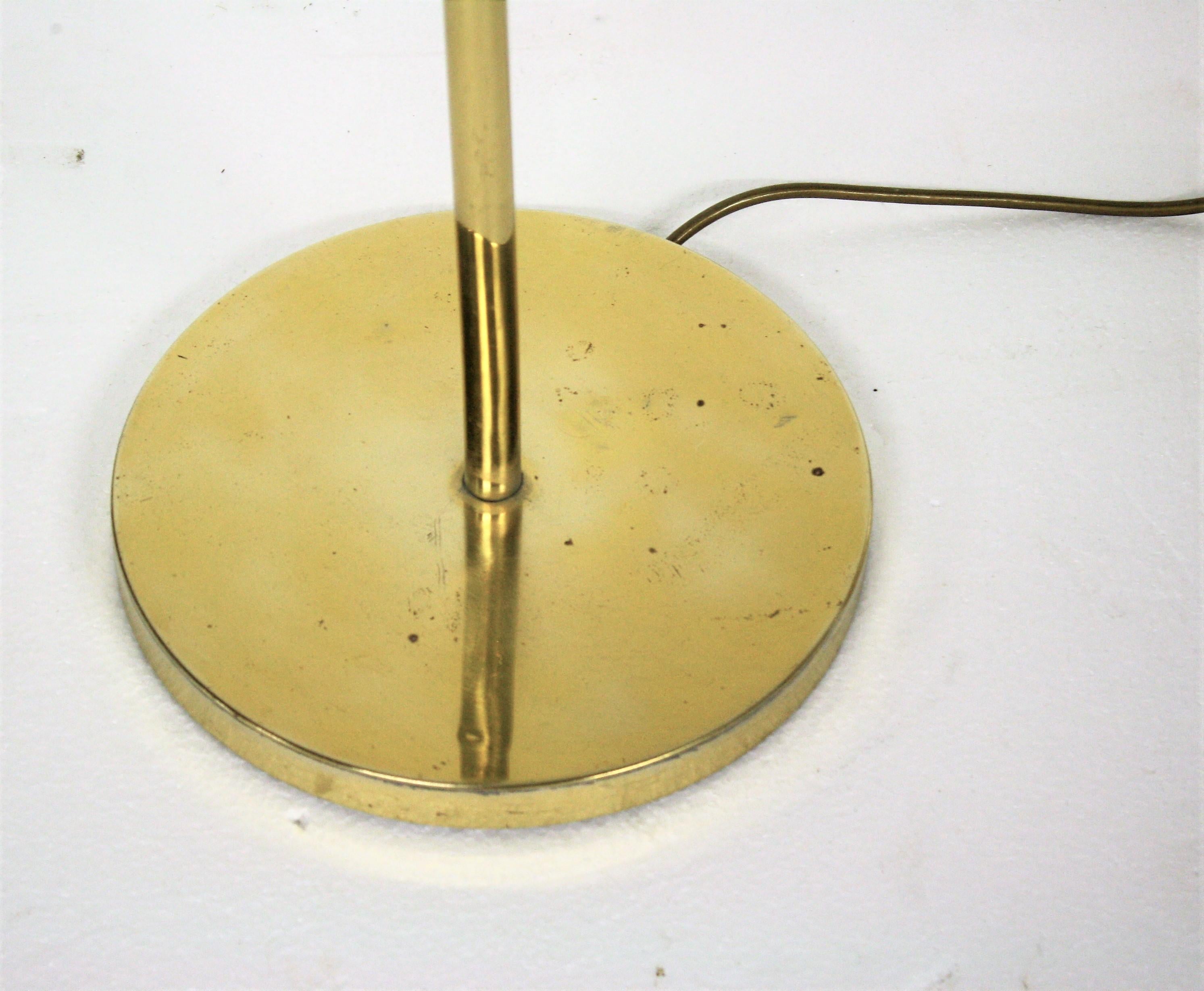 Brass Globe Floor Lamp, Italy, 1960s 1
