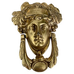 Brass Goddess Athena Door Knocker