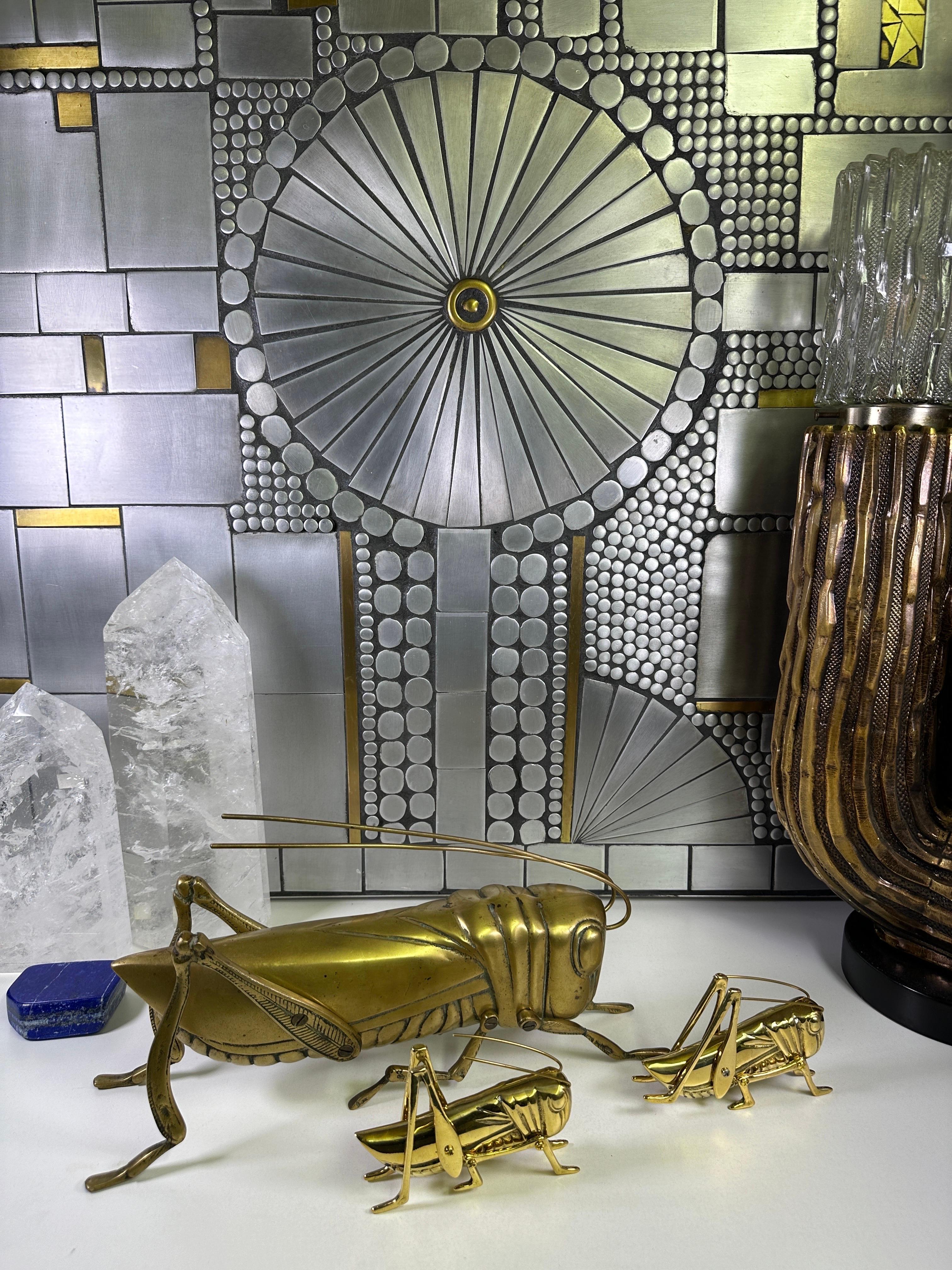 Famiglia delle cavallette d'ottone in vendita 5