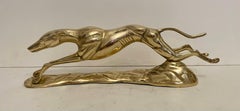 Brass Greyhound Sculpture