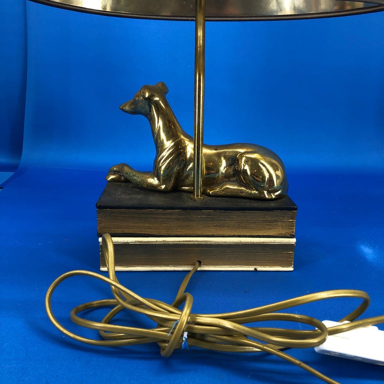 Brass Greyhound Table Lamp by Thomas Blakemore at 1stDibs thomas