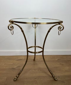 Brass Gueridon in the Style of Maison Jansen