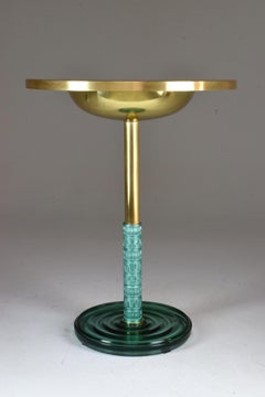 Brass Gueridon Side Table, Confinement Collection by JAS