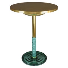 Brass Gueridon Side Table, Confinement Collection by JAS