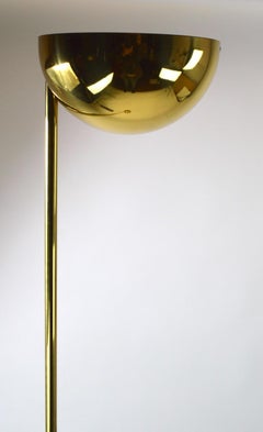 Brass Halogen Uplight Torchère