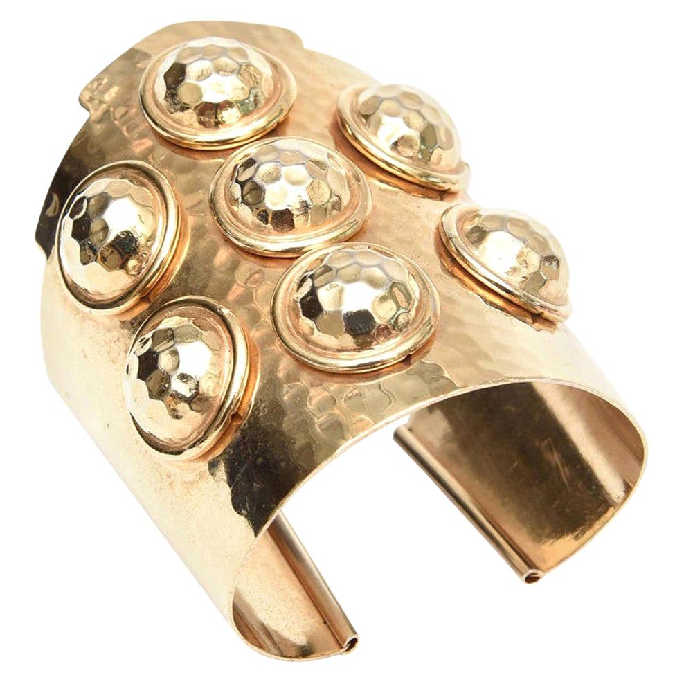 Art Smith Icicle Brass Cuff Bracelet at 1stDibs