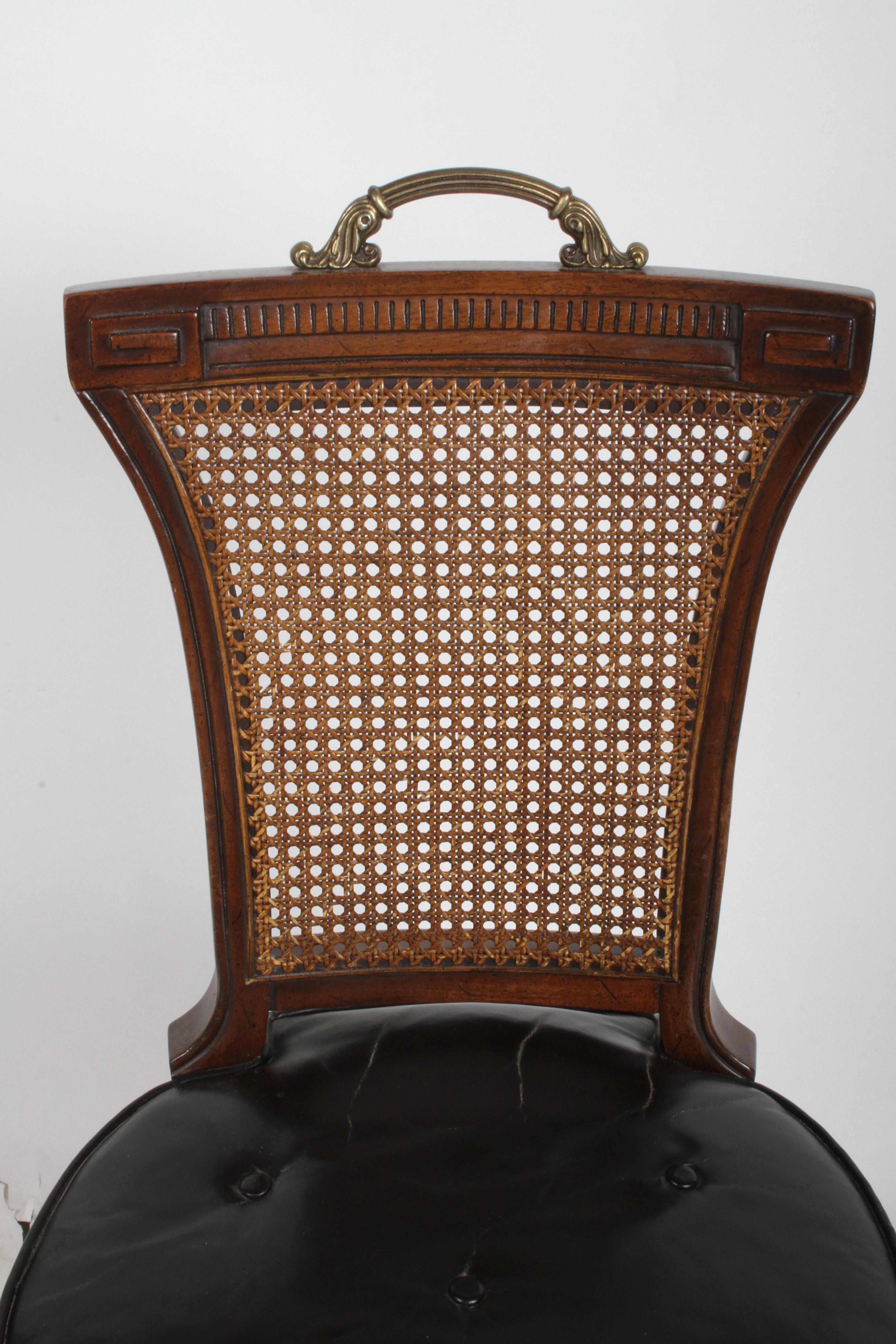 brass office chair