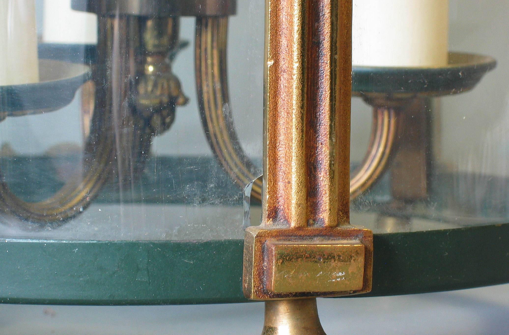 Brass Hanging Hall Lantern in Louis XVI Style 3