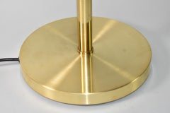 Brass Hansen Mid-Century Modern Adjustable Floor Lamp