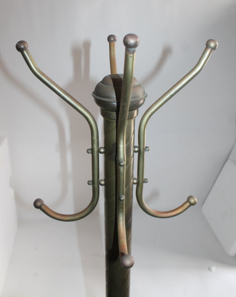 Brass Hat and Coat Tree at 1stDibs antique brass coat tree, hat trees