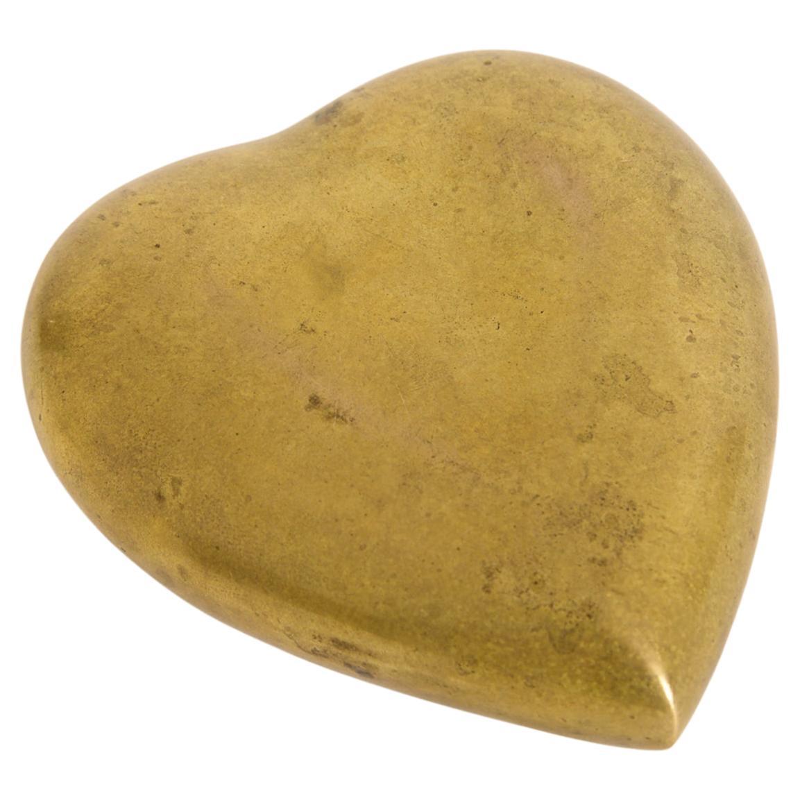 Coeur en laiton en vente