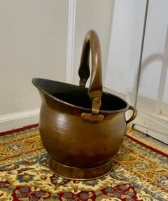 Brass Helmet Coal Scuttle