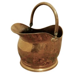 Brass Helmet Coal Scuttle