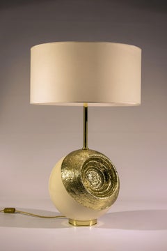 Lampe de bureau "Herod" en laiton, Angelo Brotto