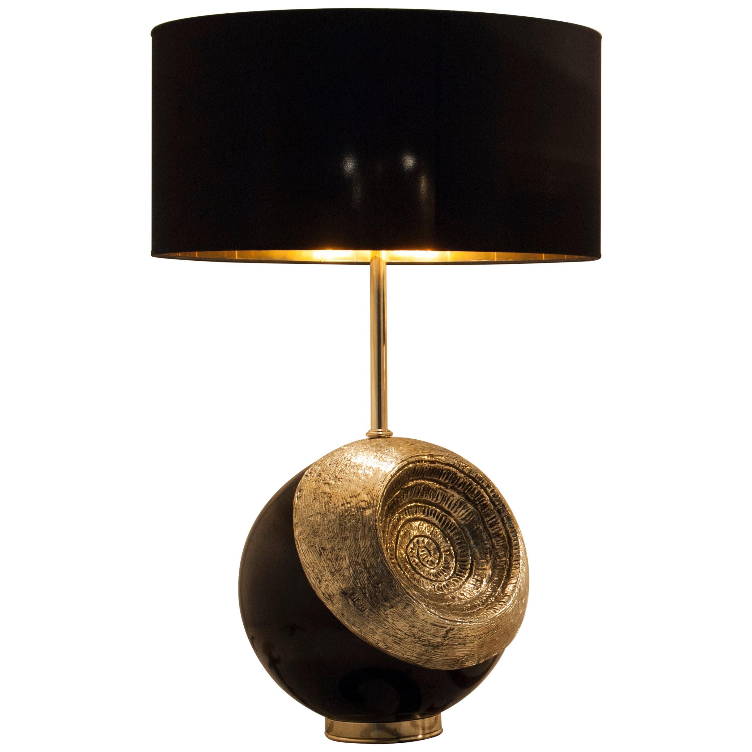 Brass "Herod" Table Lamp, Angelo Brotto