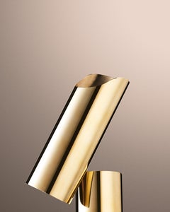 Brass High Perch Candle Holder by Tête Studio