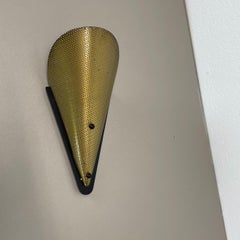brass hole pattern Theatre Wall Light Sconce MATEGOT Style, France, 1950