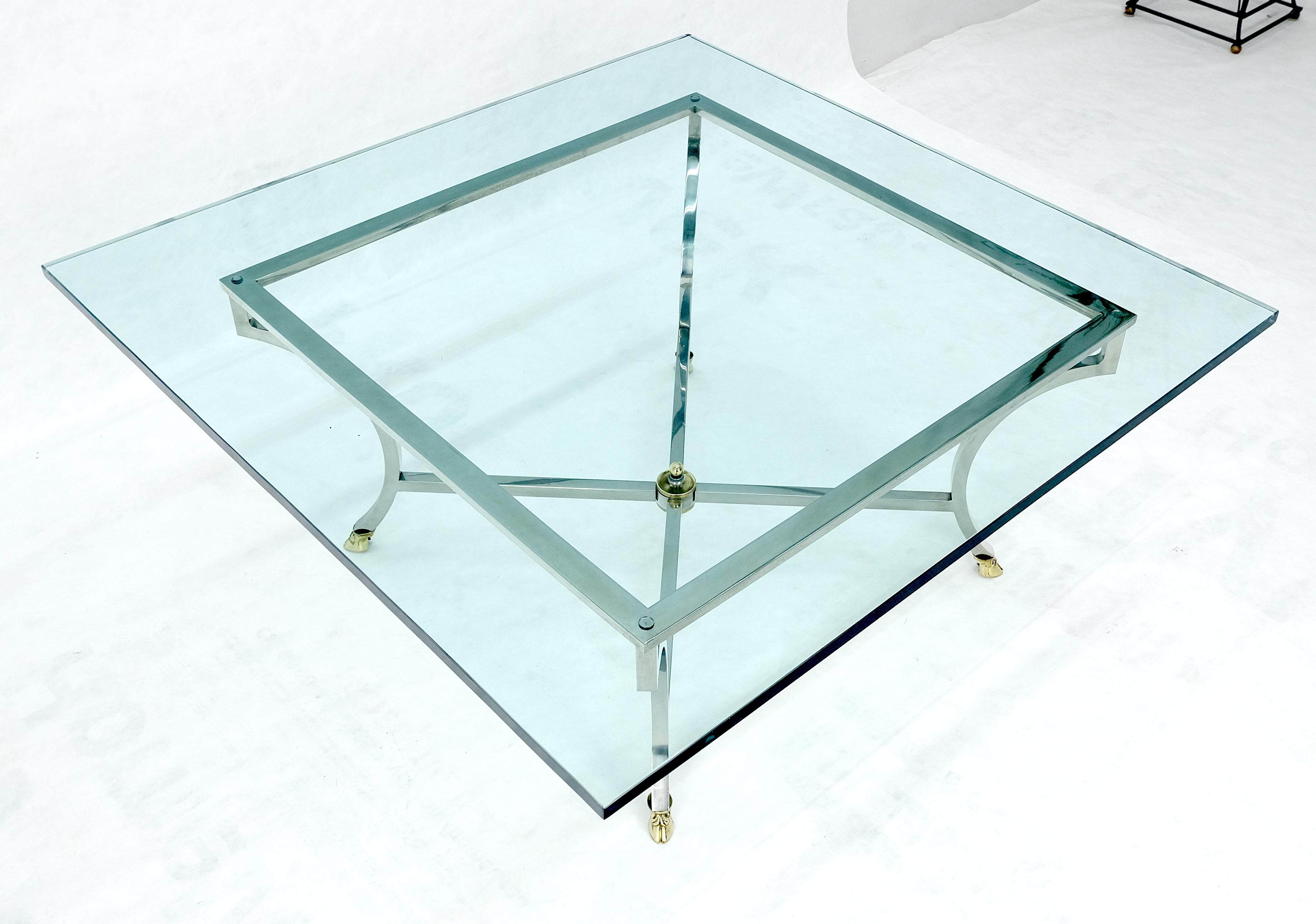 Brass hoof Feet 40x40 3/4