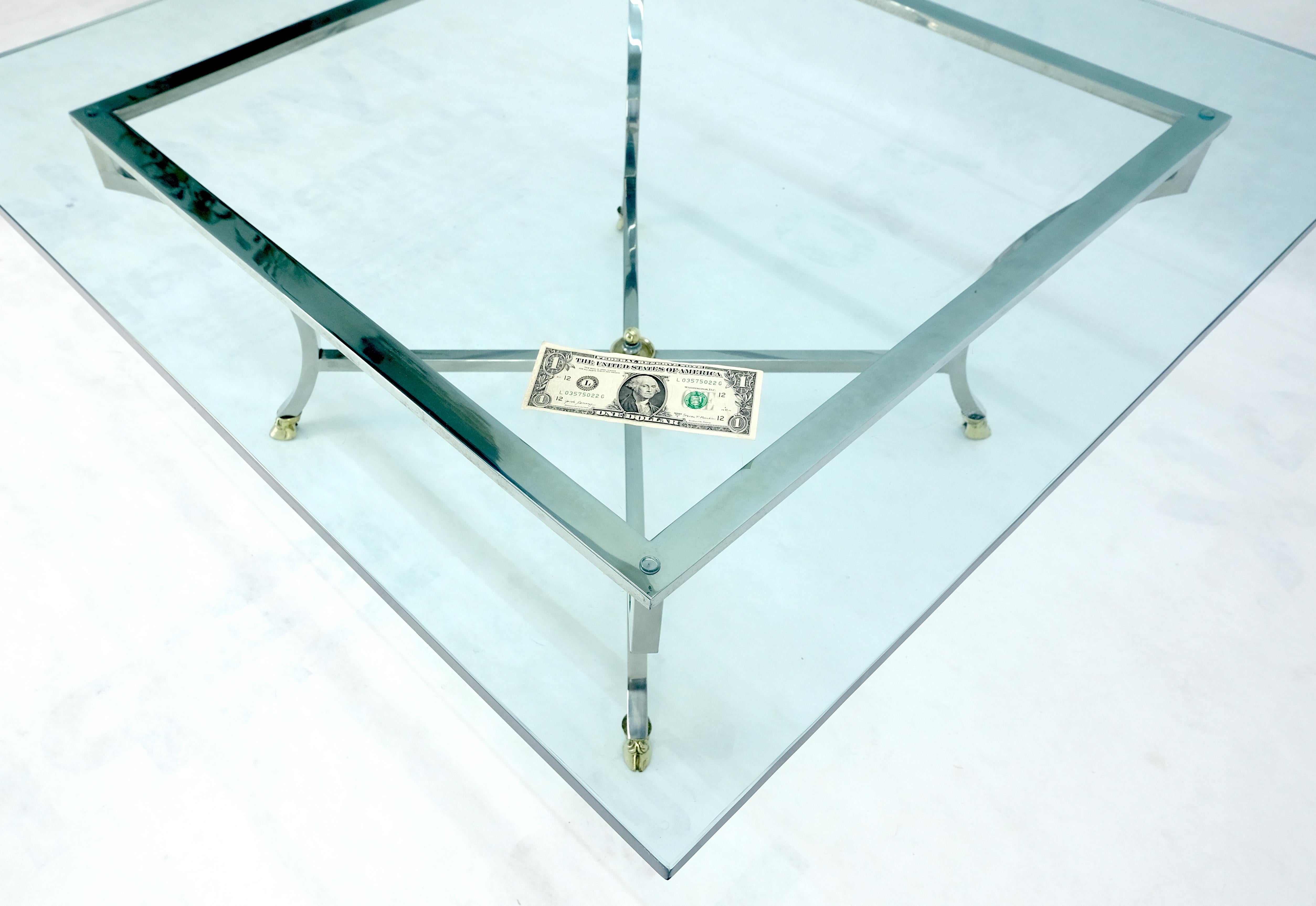 Brass hoof Feet 40x40 3/4