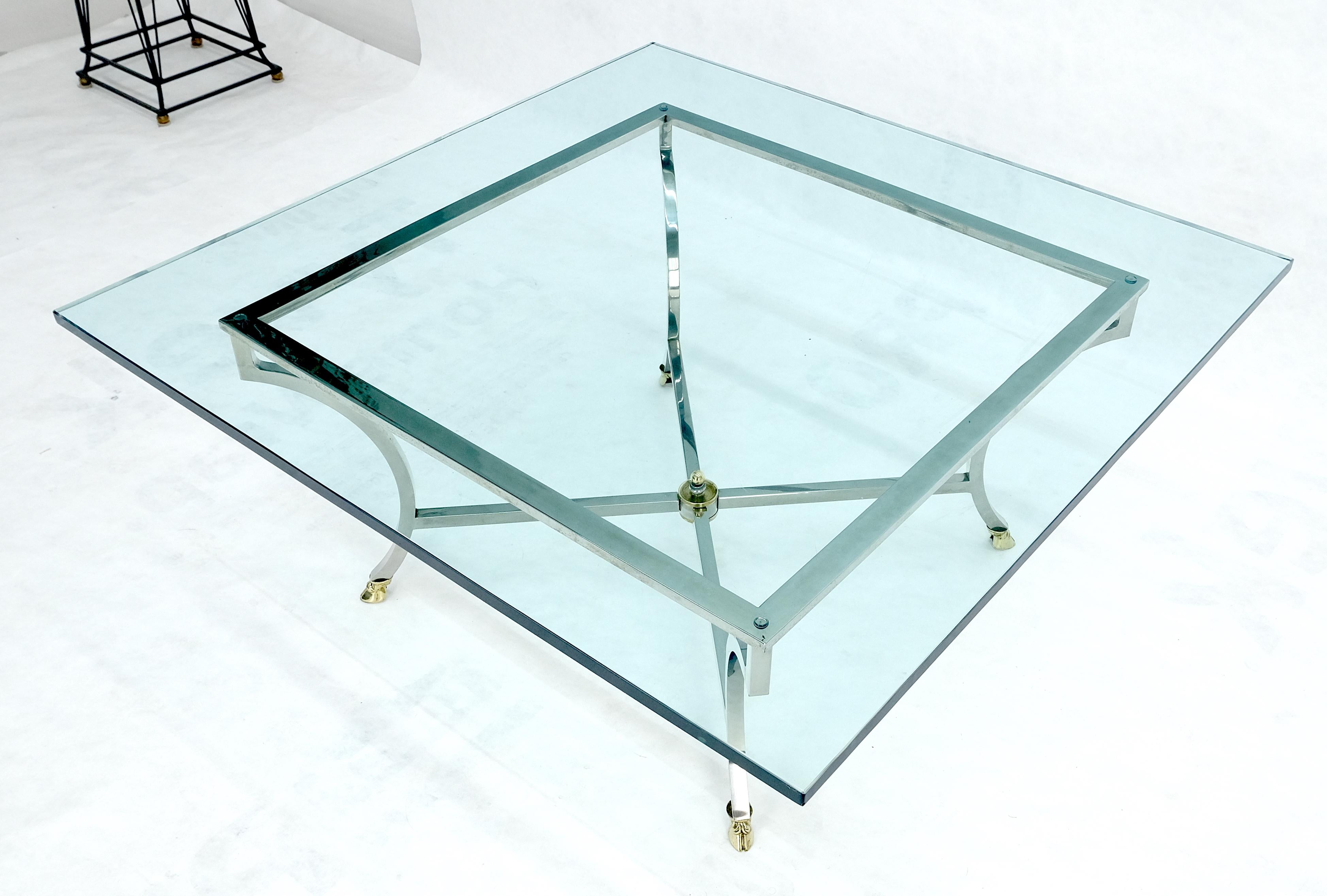 Brass hoof Feet 40x40 3/4