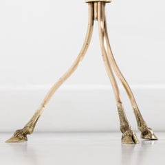 Brass Hoof Floor Lamp in the Manner of Maison Jansen
