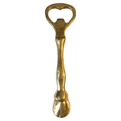 Brass Horse Hoof Bottle Opener in the Style of Gucci