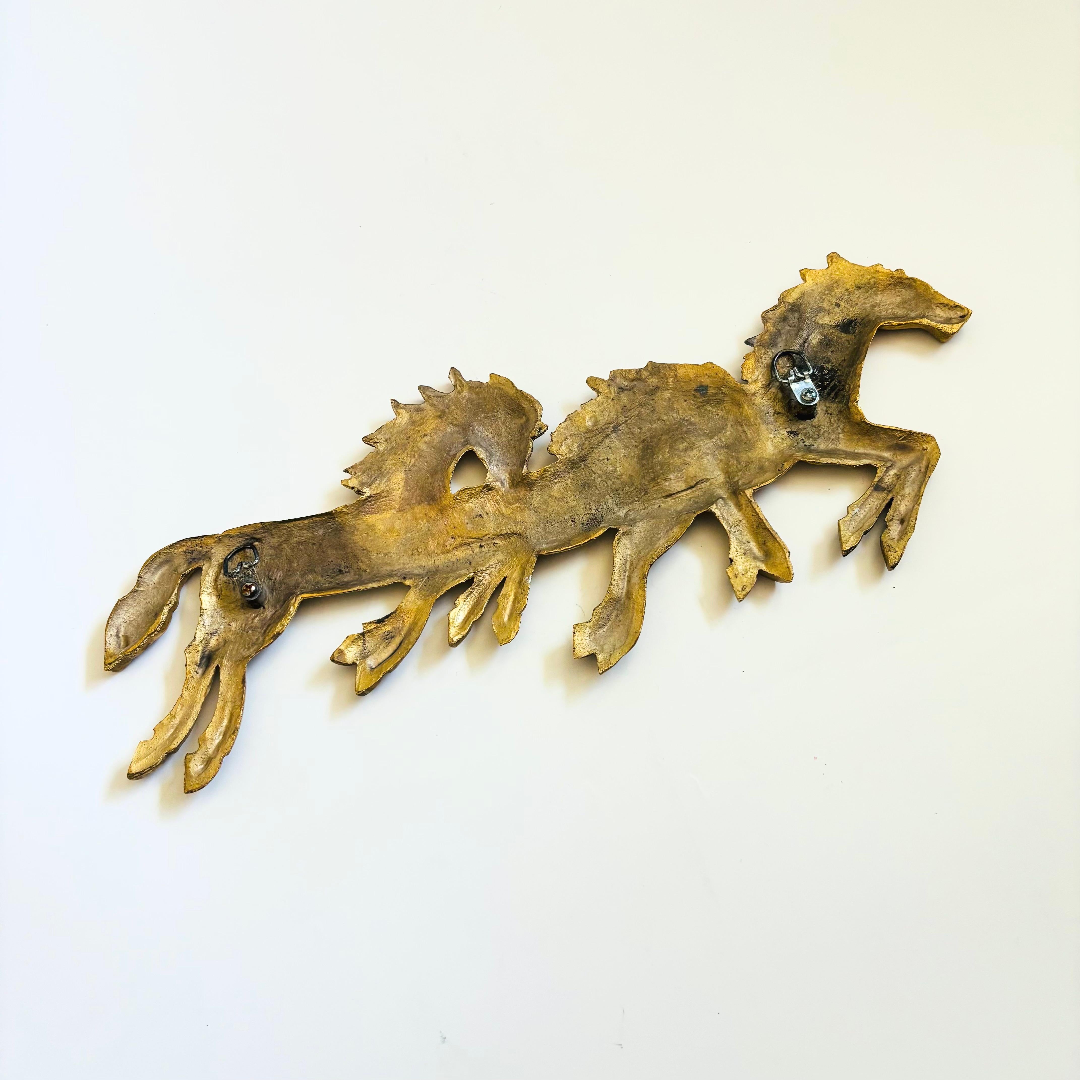 Brass Horse Wall Hanging For Sale 2