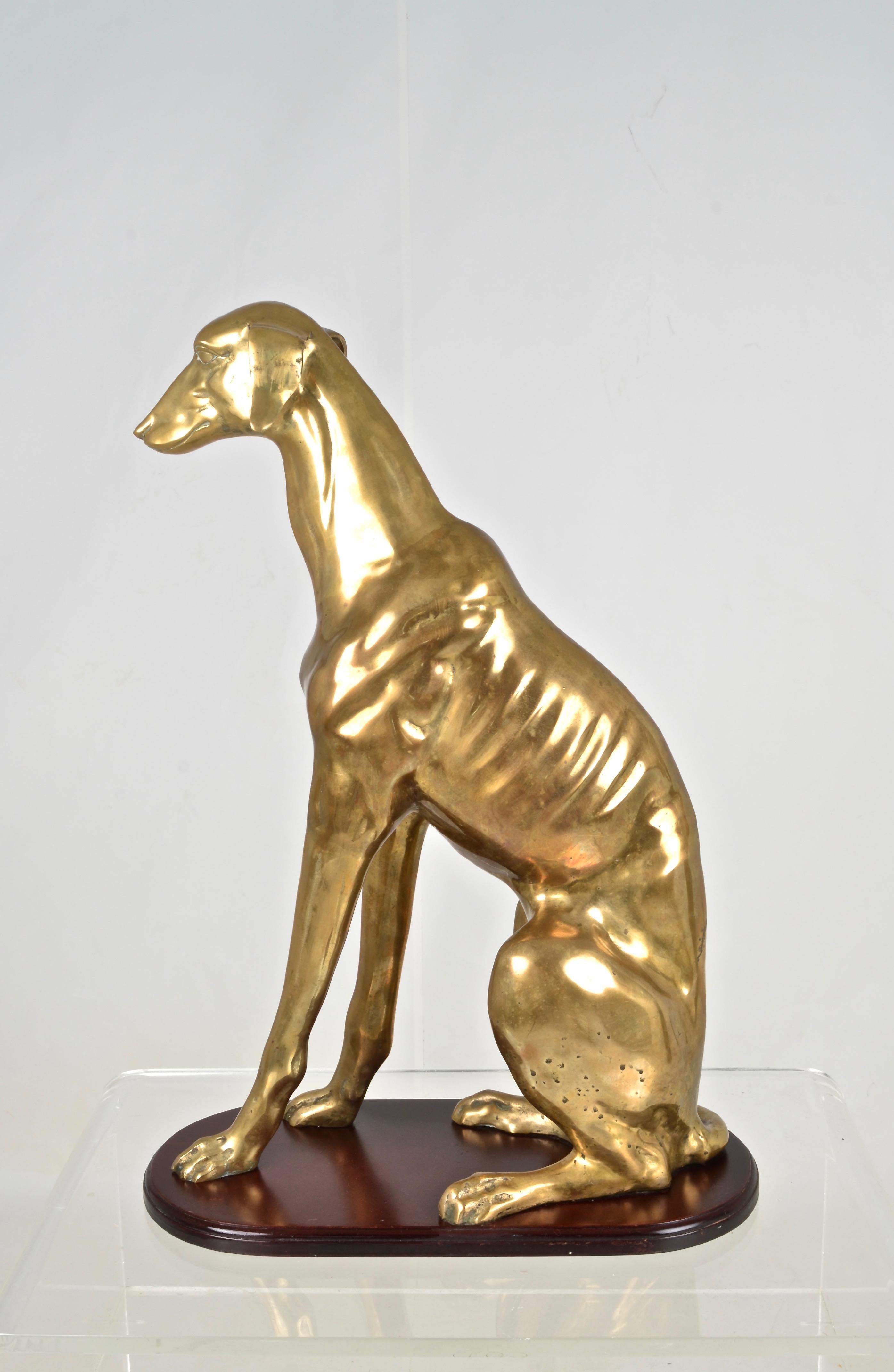 Other Brass Hound Sculpture, USA 1960s