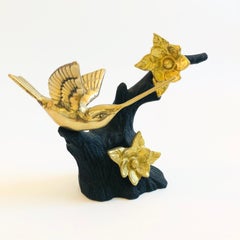 Brass Hummingbird Sculpture