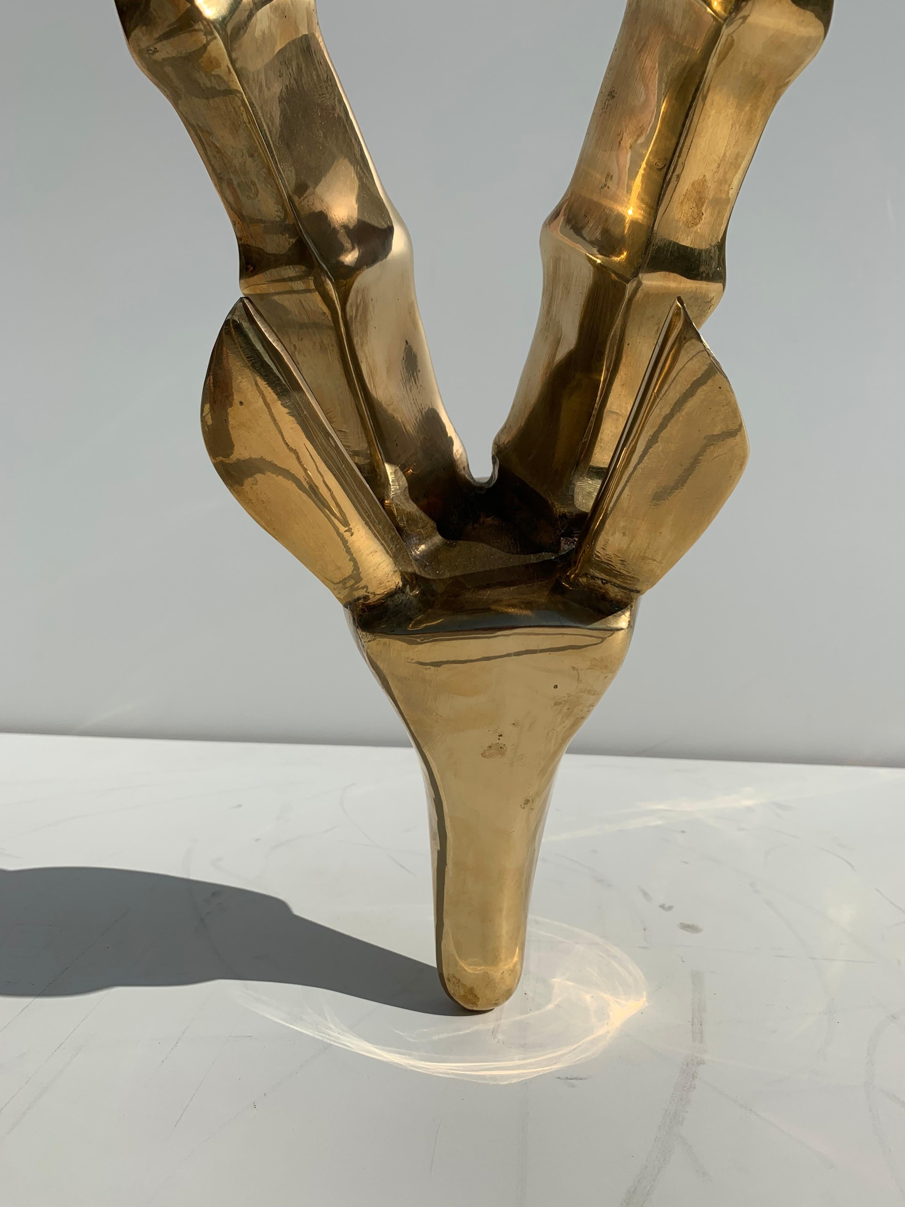 Brass Ibex Ram Coffee Table 7