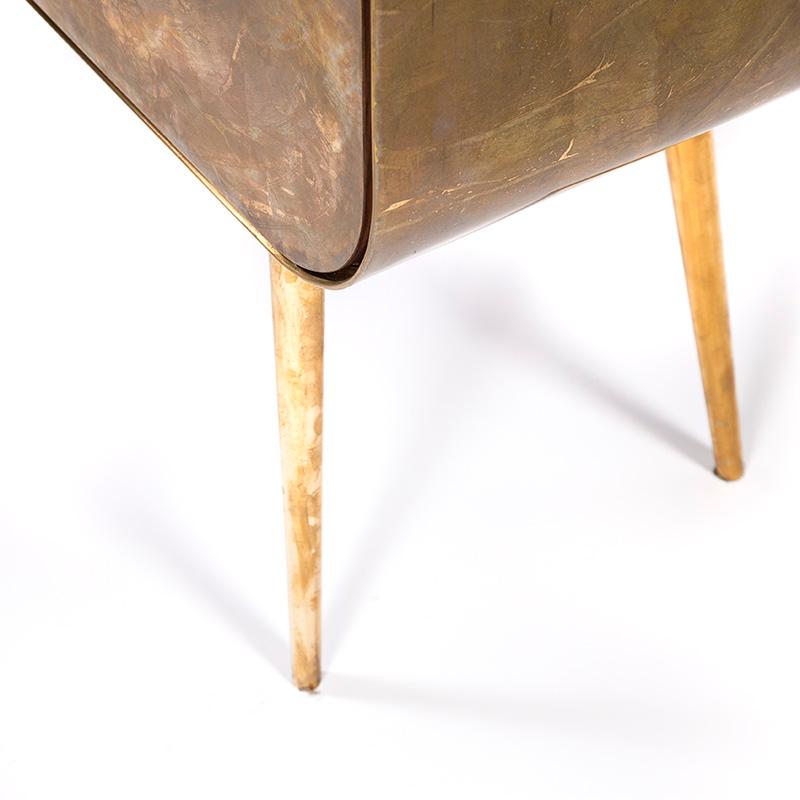 Contemporary Brass Ingot Cabinet by Atelier Thomas Formont