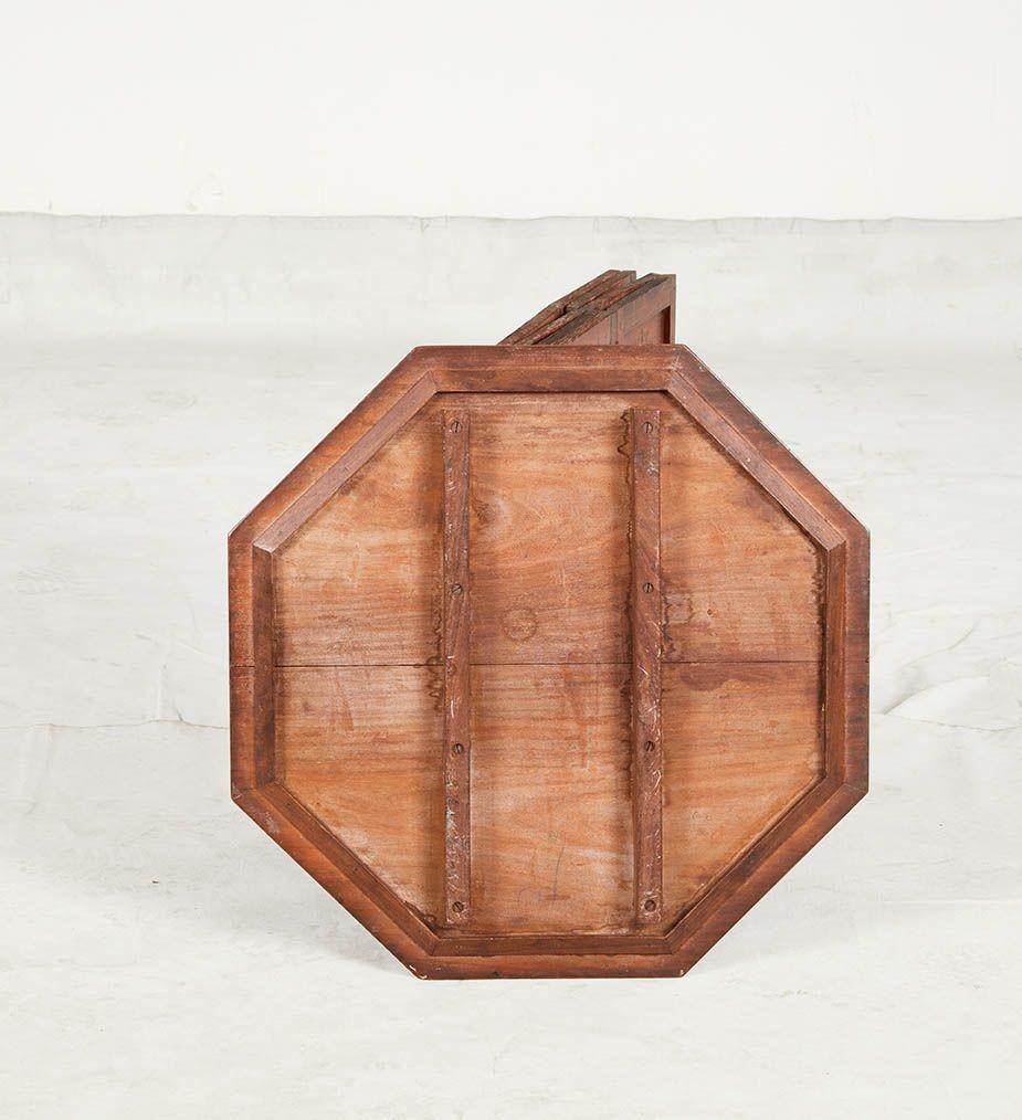 Brass Inlaid Octagonal Table 9