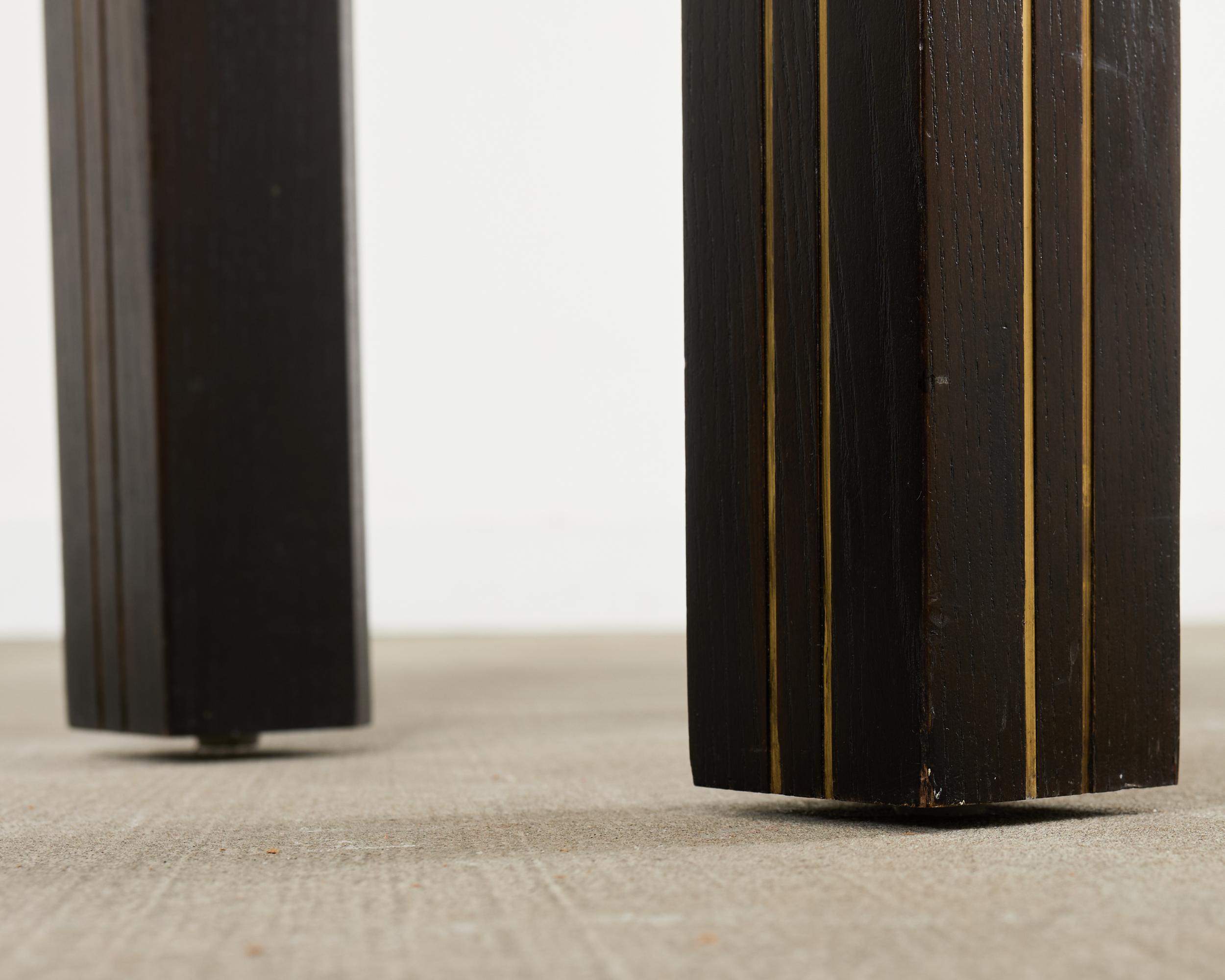 Table console Parsons en incrustation de laiton par John Richardson en vente 6