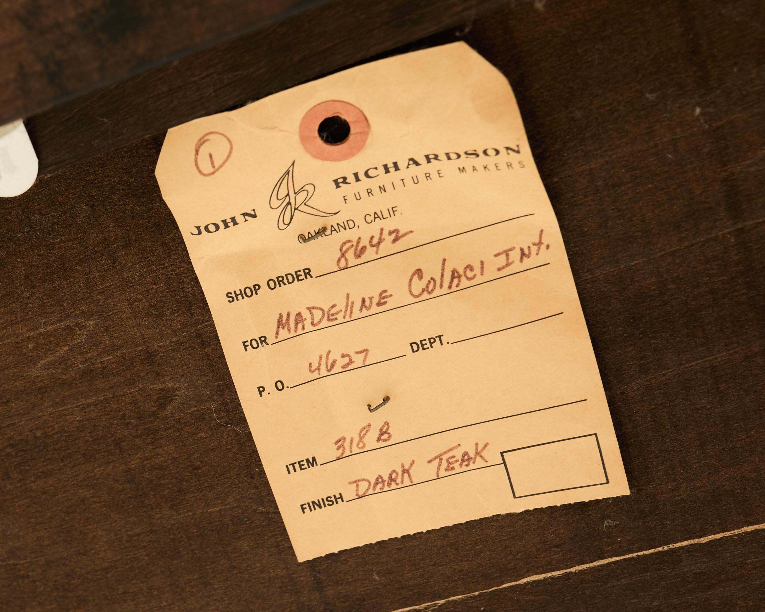 Table console Parsons en incrustation de laiton par John Richardson en vente 10