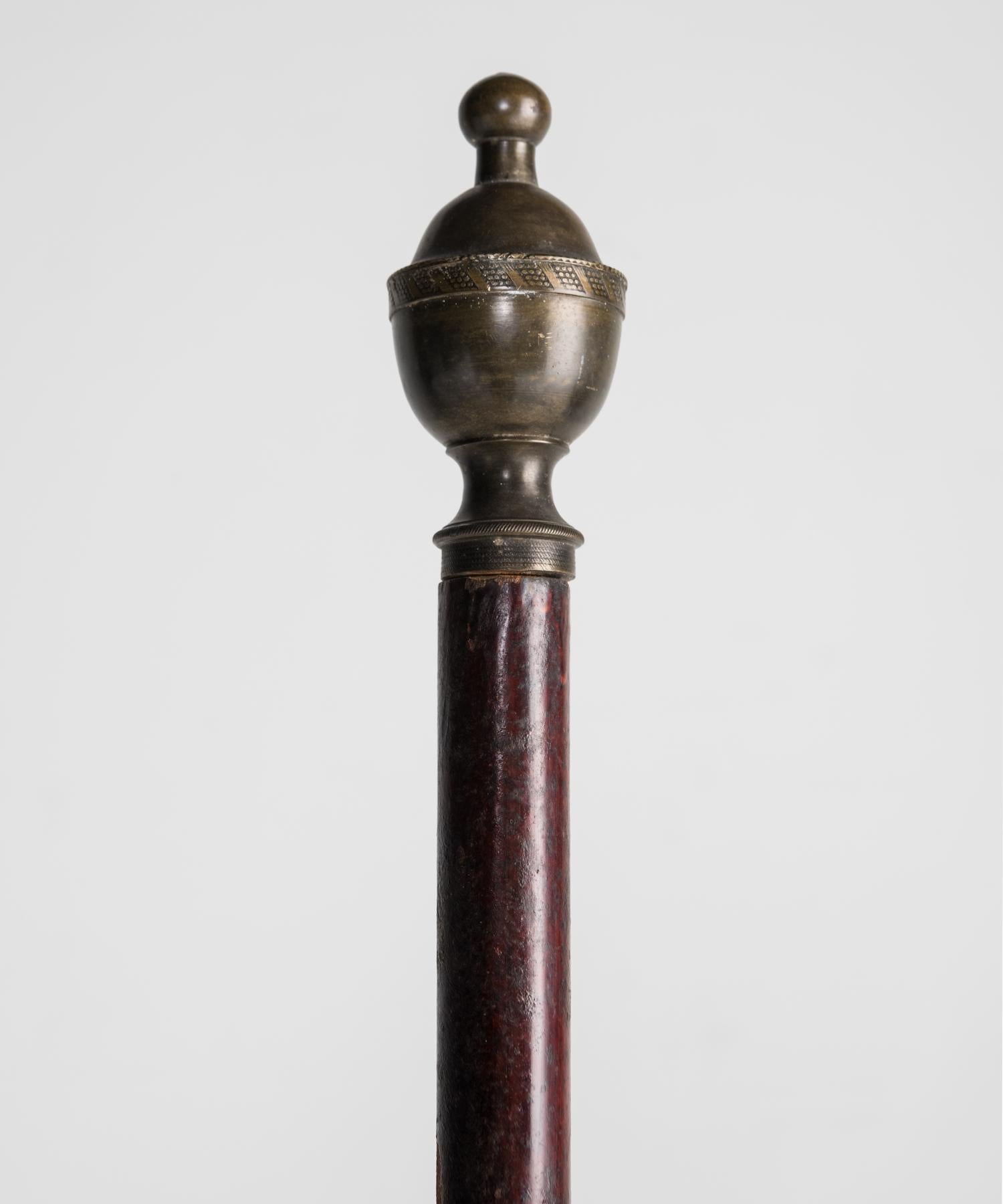 Early 20th Century Brass and Iron Coat Stand, Italy, circa 1900