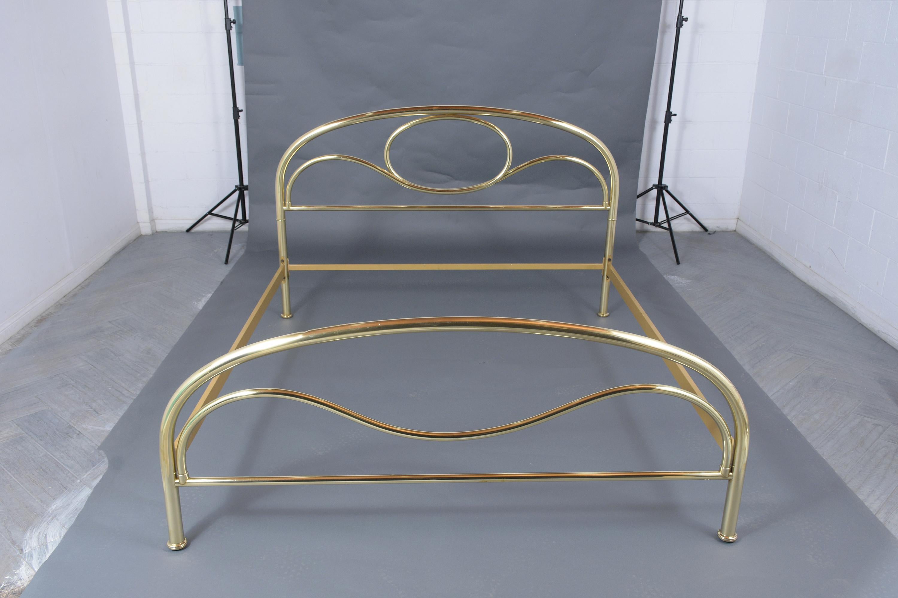 Art Deco Queen Size Bed Frame 2
