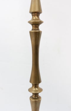 Brass Italian Floor Lamp Hollywood Regency, 1970s
