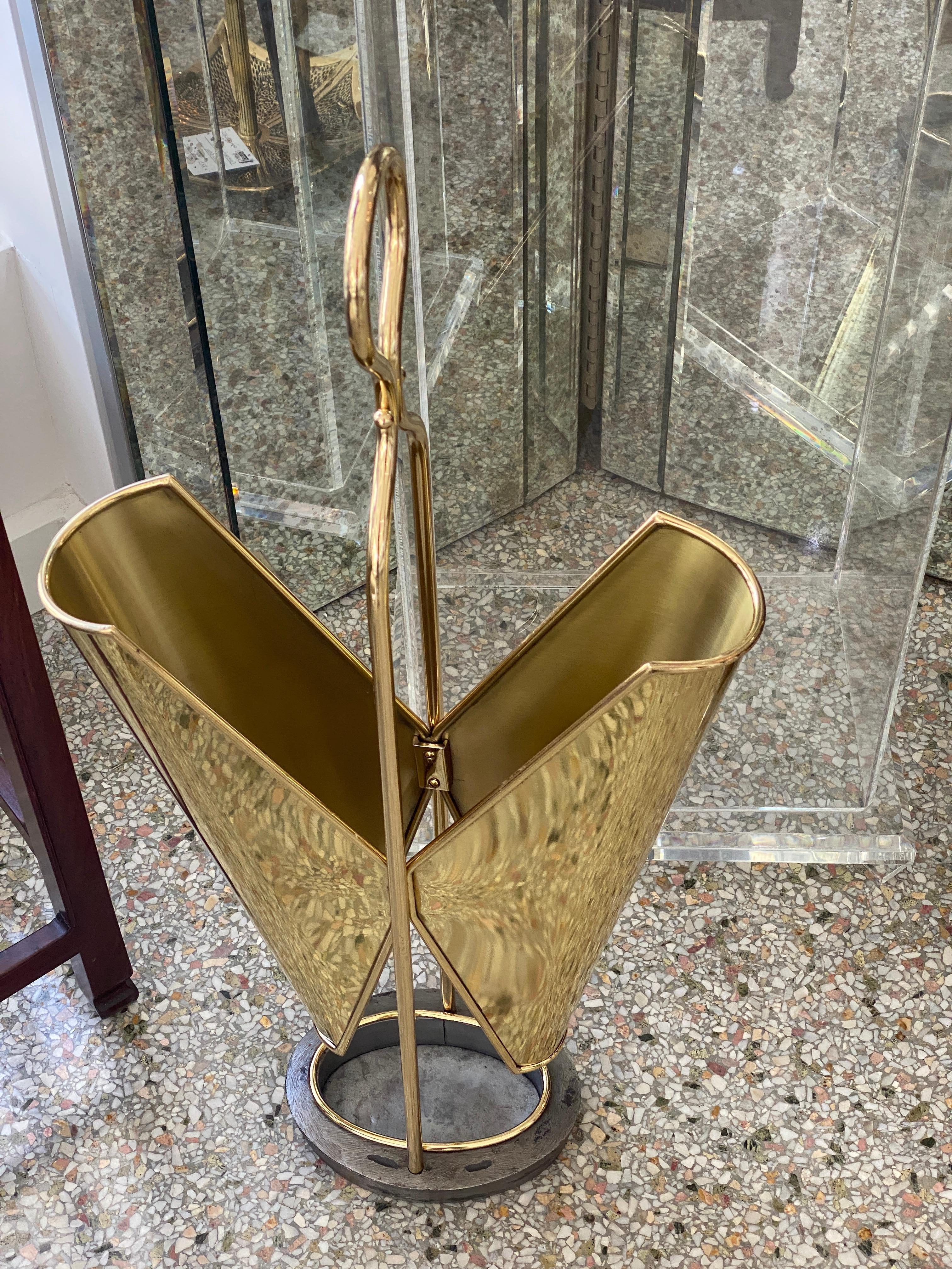 Brass Italian Umbrella Holder 8