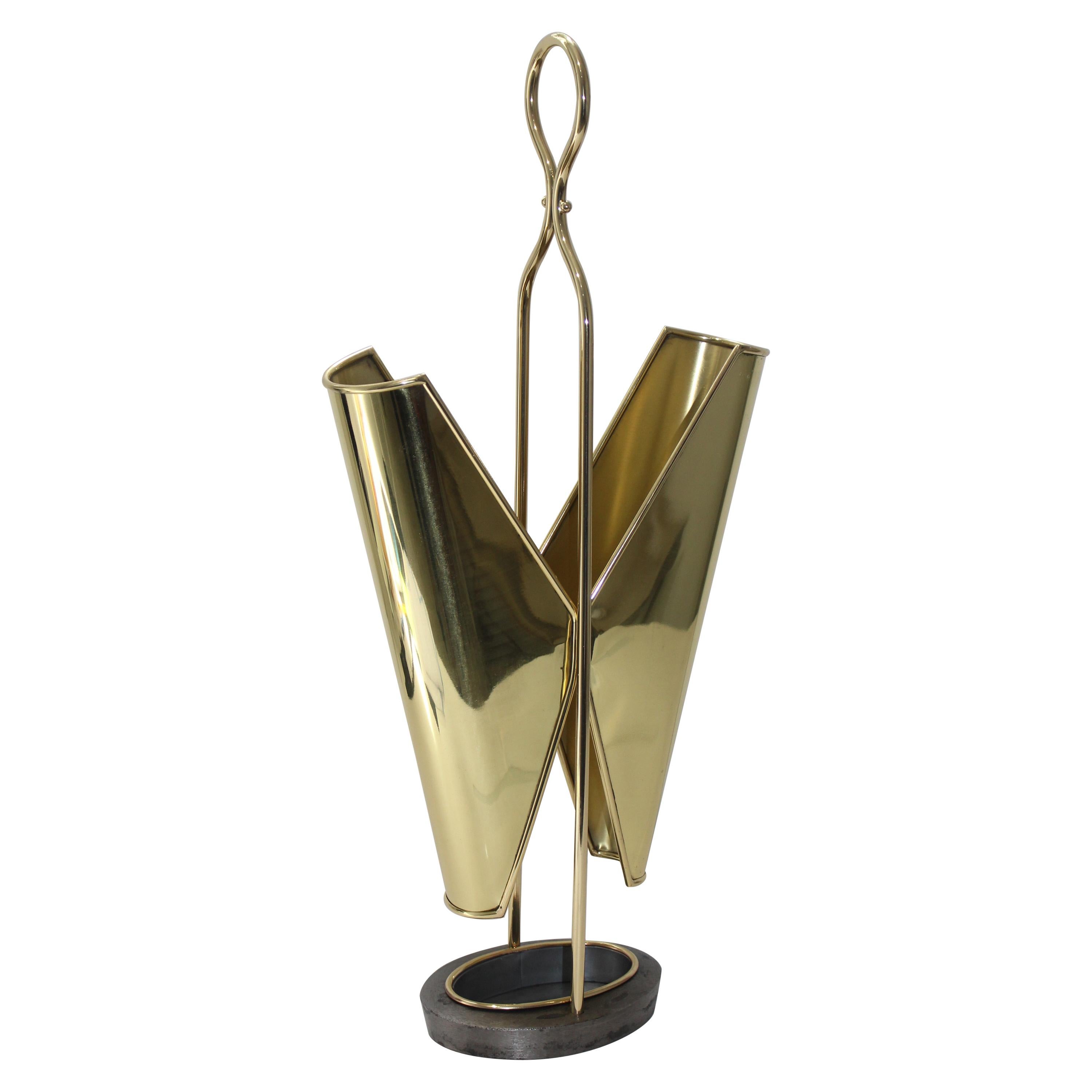 Brass Italian Umbrella Holder